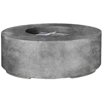 XO 36 in. Round Gas Fire Table - Gray | XOFRND36GR