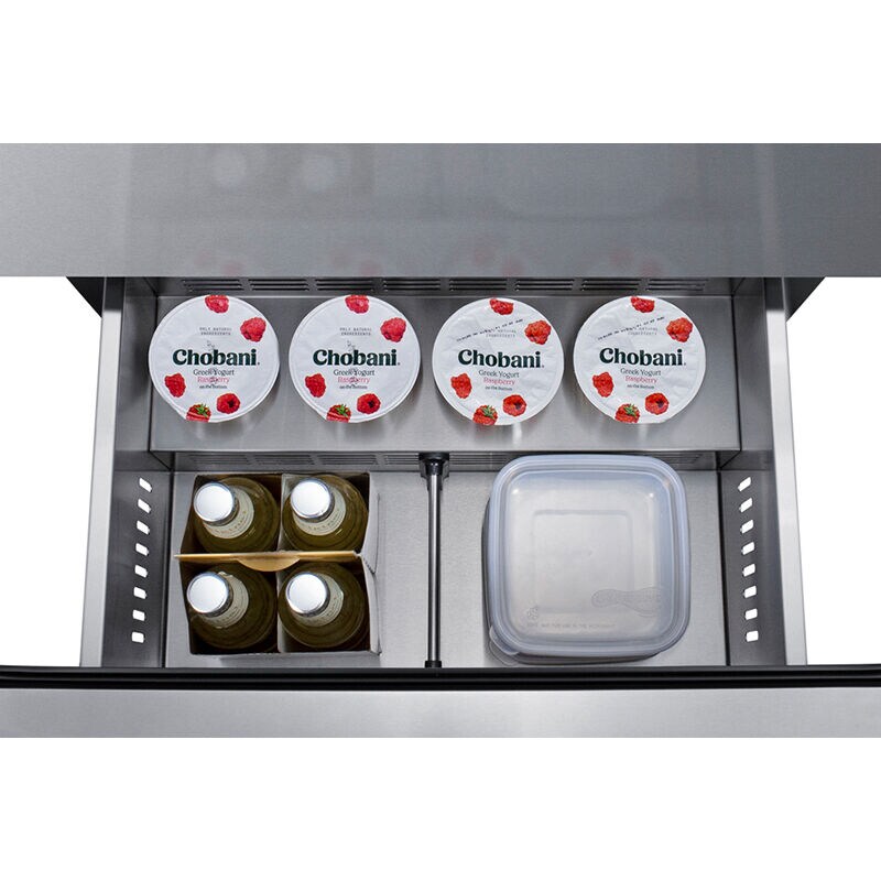 Summit 24 in. 3.1 cu. ft. Refrigerator Drawer - Stainless Steel, , hires