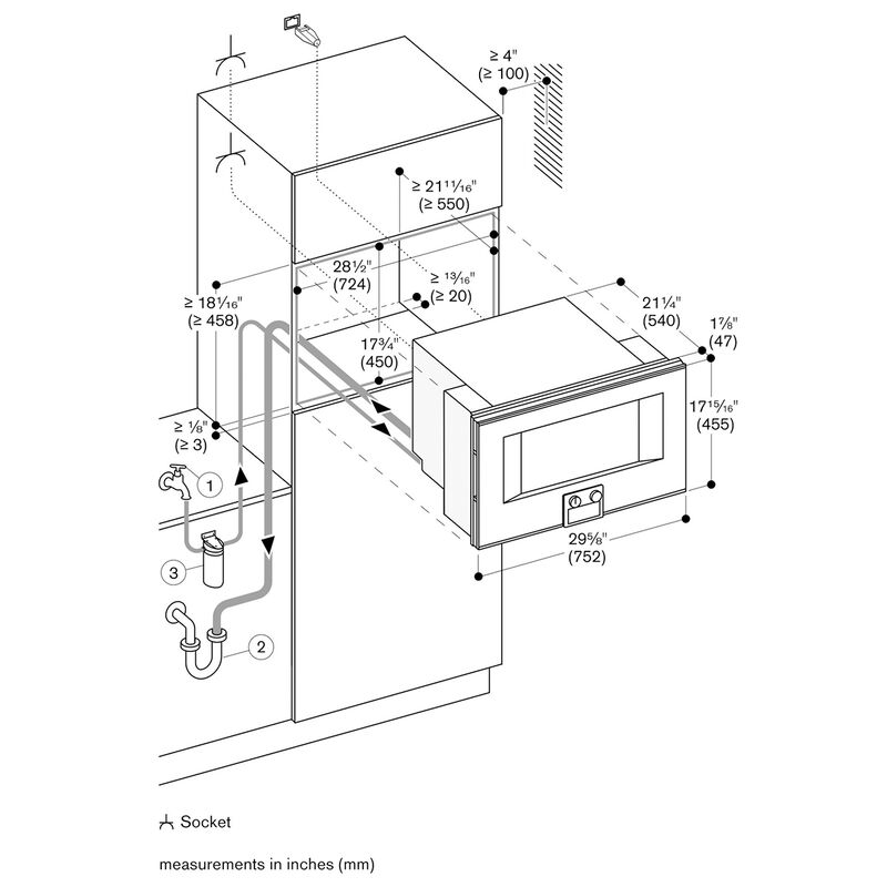 Gaggenau 400 Series 30 in. 2.1 cu. ft. Smart Steam Electric Single Wall Oven with Standard Convection - Stainless Steel, , hires