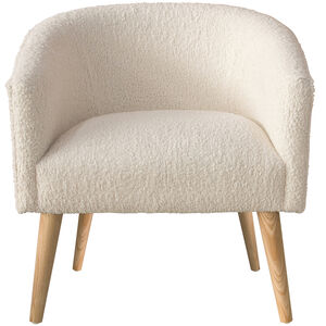 Skyline Furniture Club Chair in Faux Fur Fabric - Natural, , hires