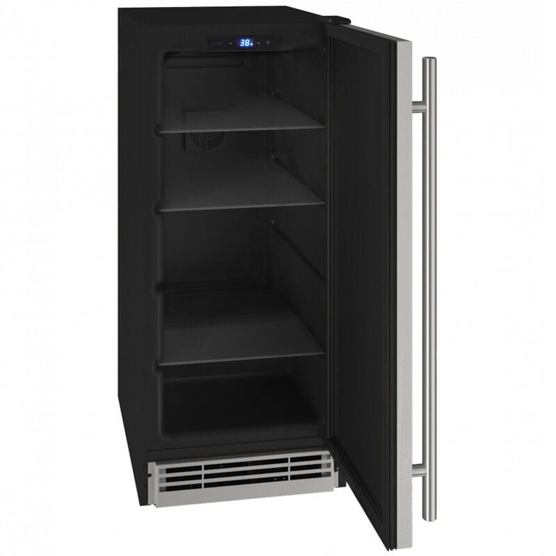 U-Line 1 Class 15 in. 3.1 cu. ft. Undercounter Refrigerator - Stainless Steel, , hires