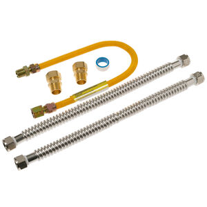 GE 18 in. Corrugated Connect Water Heater Kit, , hires