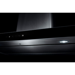 JennAir 36 in. Convertible Chimney Style Range Hood with 600 CFM, 3 Fan Speeds & 2 LED Lights - Stainless Steel, , hires