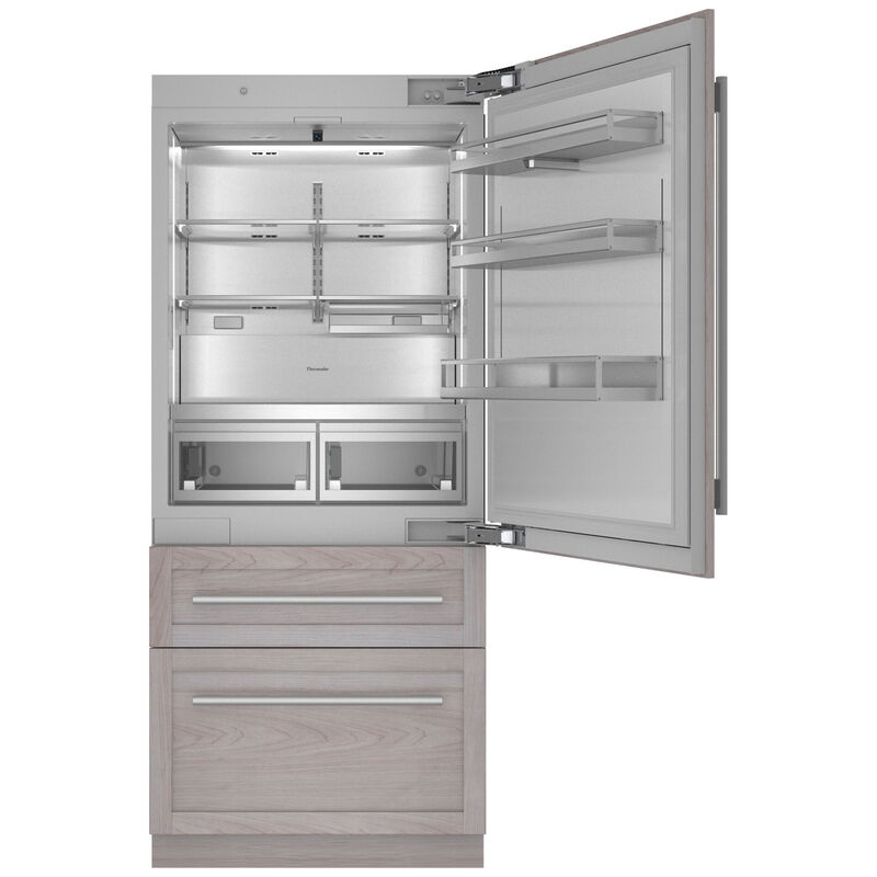 Thermador Freedom Collection 36 in. Built-In 20.2 cu. ft. Smart Counter Depth Bottom Freezer Refrigerator with Internal Water Dispenser - Custom Panel Ready, Custom Panel Required, hires