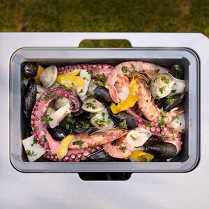 Weber Works Basin with Cutting Board Lid, , hires
