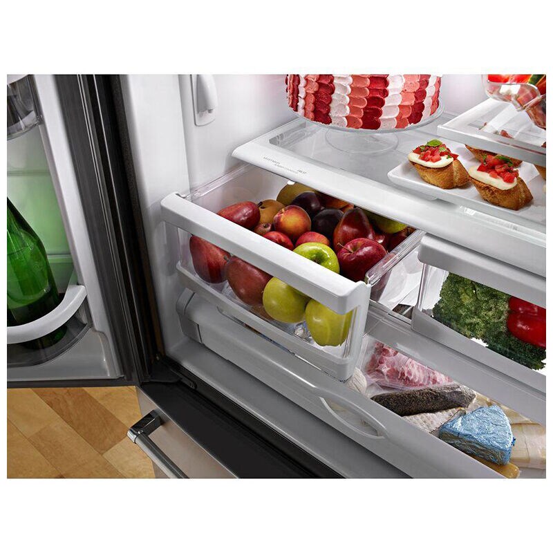 KitchenAid 30 in. 19.0 cu. ft. Bottom Freezer Refrigerator Left Hinged - Stainless Steel, , hires