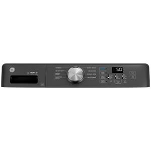 GE 28 in. 4.6 cu. ft. Smart Stackable Front Load Washer with Sanitize with Oxi - Carbon Graphite, , hires