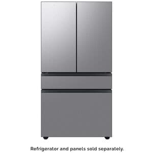 Samsung Bespoke 4-Door French Door Bottom Panel for Refrigerators - Stainless Steel, , hires