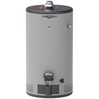 GE RealMax Premium Natural Gas 50 Gallon Short Water Heater with 10-Year Parts Warranty | GG50S10BXR