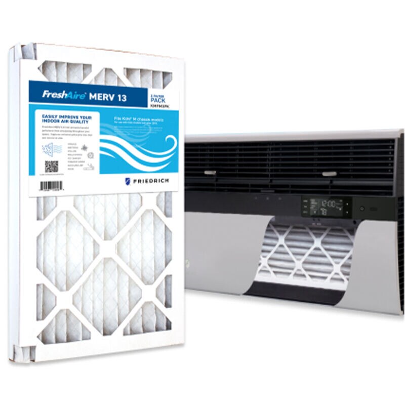 Friedrich Kuhl Series 12,000 BTU Heat/Cool Smart Window/Wall Air Conditioner with 4 Fan Speeds & Remote Control - White, , hires