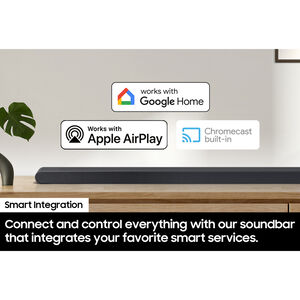Samsung 3.1 Channel Sound Bar with Bluetooth & Wireless Subwoofer - Titan Black, , hires