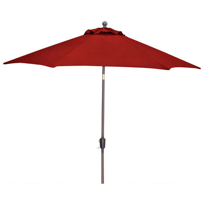 Hanover Traditions 9 ft Patio Umbrella-Red | TRADUMBRED