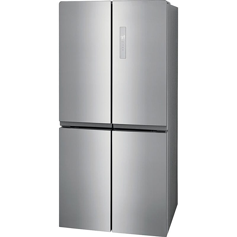 Frigidaire 33 in. 17.4 cu. ft. Counter Depth 4-Door French Door Refrigerator - Brushed Steel, , hires