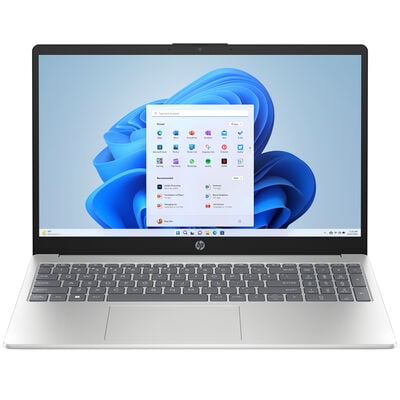 HP 15.6 in. Notebook with Intel Core i3-N305, 3.8 GHz CPU, Intel UHD GPU, 8 GB RAM, 256 GB SSD, up to 8 Hrs. of Battery Life & Windows 11 Home - Natural Silver | 15-FD0213NR