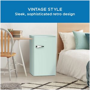 Avanti 18 in. 3.1 cu. ft. Mini Fridge with Freezer Compartment - Seafoam Green, Seafoam Green, hires