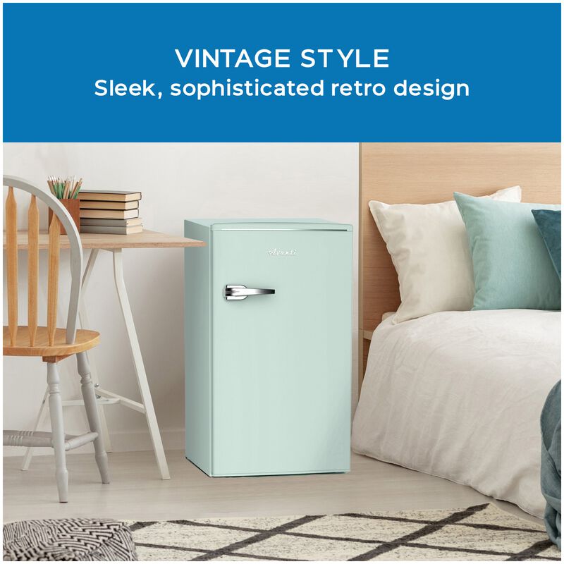Avanti 18 in. 3.1 cu. ft. Mini Fridge with Freezer Compartment - Seafoam Green, Seafoam Green, hires