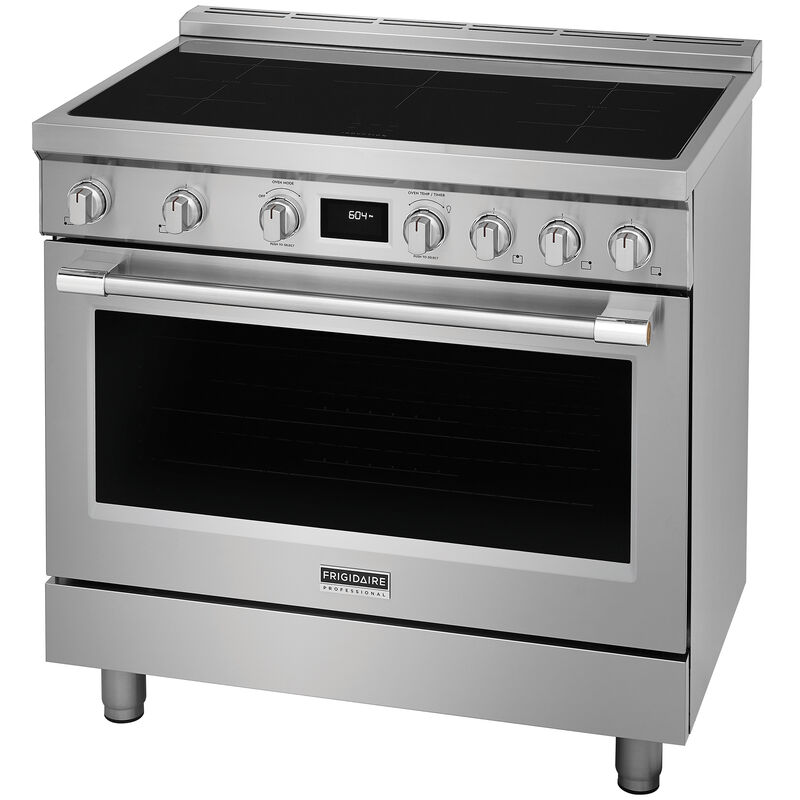 Frigidaire Professional 36 in. 4.4 cu. ft. Dual Convection Electric Range with 5 Induction Burners - Stainless Steel, , hires