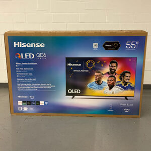 Hisense - 55" Class QD6 Series QLED 4K UHD Smart Fire TV (Open Box Excellent Condition), , hires