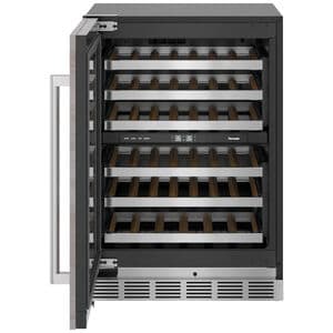 Thermador Freedom Collection 24 in. Undercounter Wine Cooler with Wood Racks, Dual Temperature Zones & 41 Bottle Capacity - Custom Panel Ready, , hires