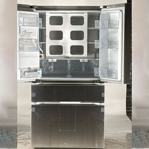 LG 36 in. 28.6 cu. ft. Smart 4-Door French Door Refrigerator with Ice & Water Dispenser - PrintProof Stainless Steel (Open Box Good Condition), , hires