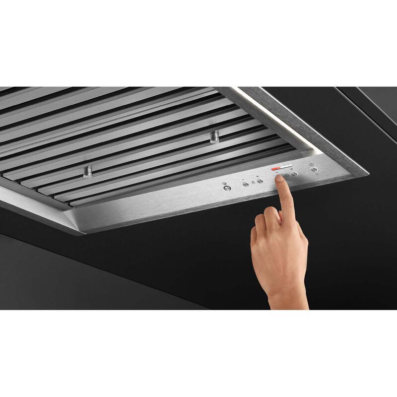 Fisher & Paykel Series 9 36 in. Standard Style Range Hood with 5 Speed Settings, 400 CFM & 1 LED Light - Stainless Steel, , hires