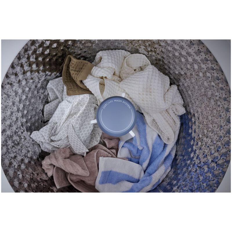 Electrolux 400 Series 27 in. 5.8 cu. ft. Top Load Washer with Agitator & LuxCare Wash System - White, , hires