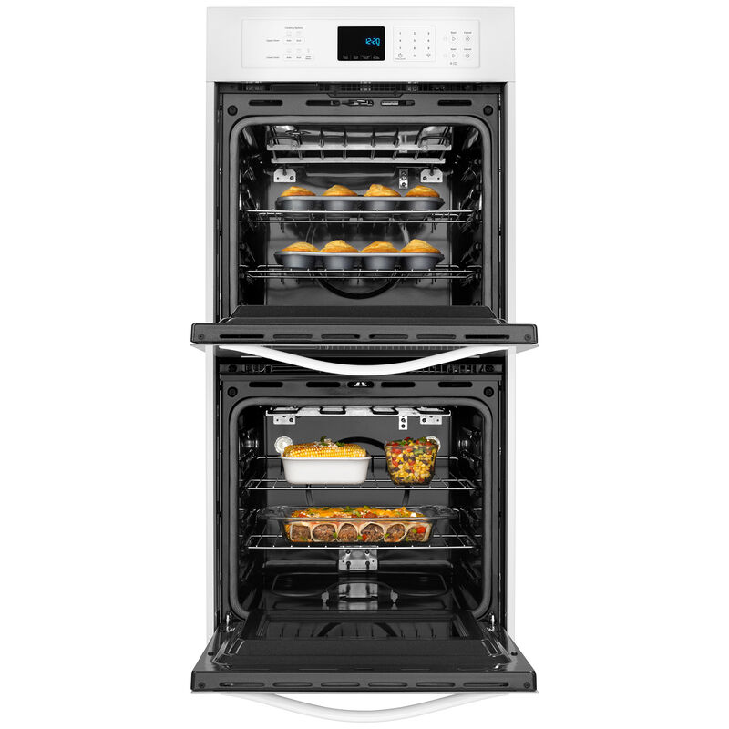 Whirlpool 24" 6.2 Cu. Ft. Electric Double Wall Oven With Self Clean - White  | P.c. Richard & Son