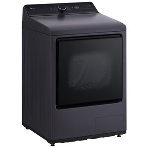 LG 27 in. 7.3 cu. ft. Smart Ventless Electric Dryer with Heat Pump & Sensor Dry - Matte Black, Matte Black, hires