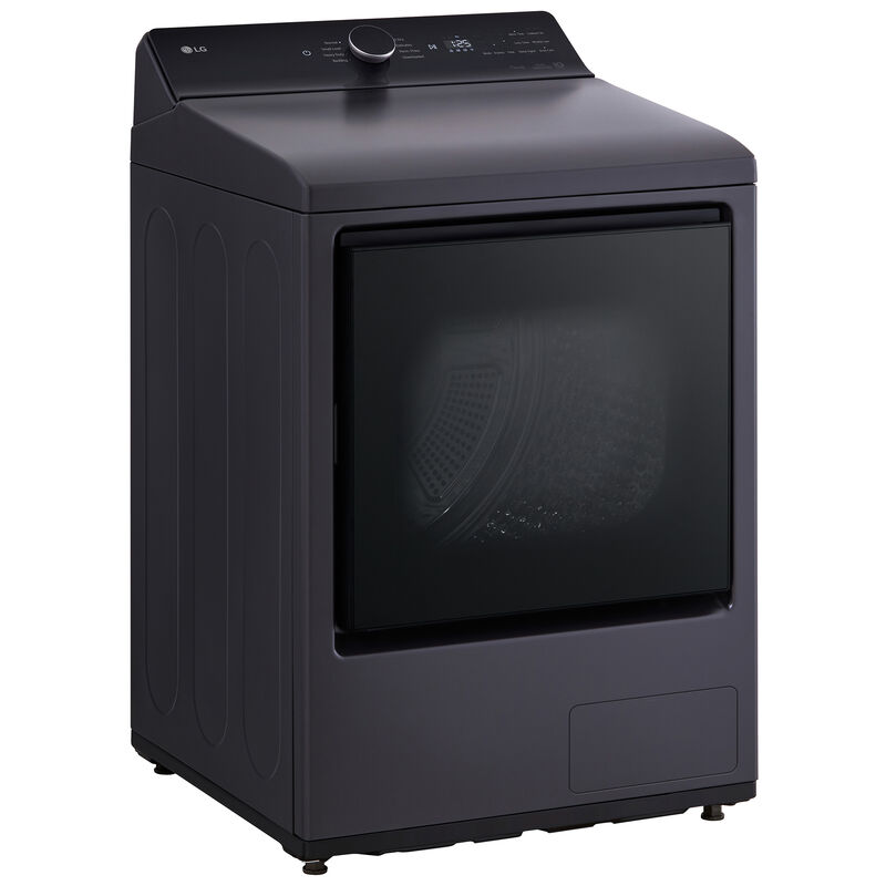 LG 27 in. 7.3 cu. ft. Smart Ventless Electric Dryer with Heat Pump & Sensor Dry - Matte Black, Matte Black, hires