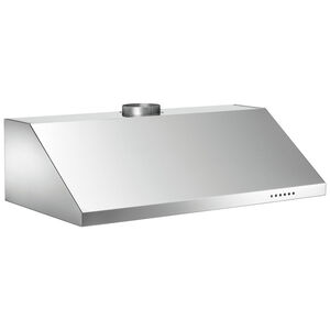 Bertazzoni Professional Series 36 in. Canopy Pro Style Style Range Hood with 3 Speed Settings, 600 CFM & 2 LED Light - Stainless Steel, , hires
