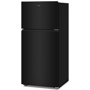 Whirlpool 28 in. 14.3 cu. ft. Top Freezer Refrigerator - Black, Black, hires
