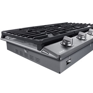 Dacor Transitional 36 in. 5-Burner Smart Natural Gas Cooktop with Griddle, Simmer Burner & Power Burner - Silver Stainless, , hires