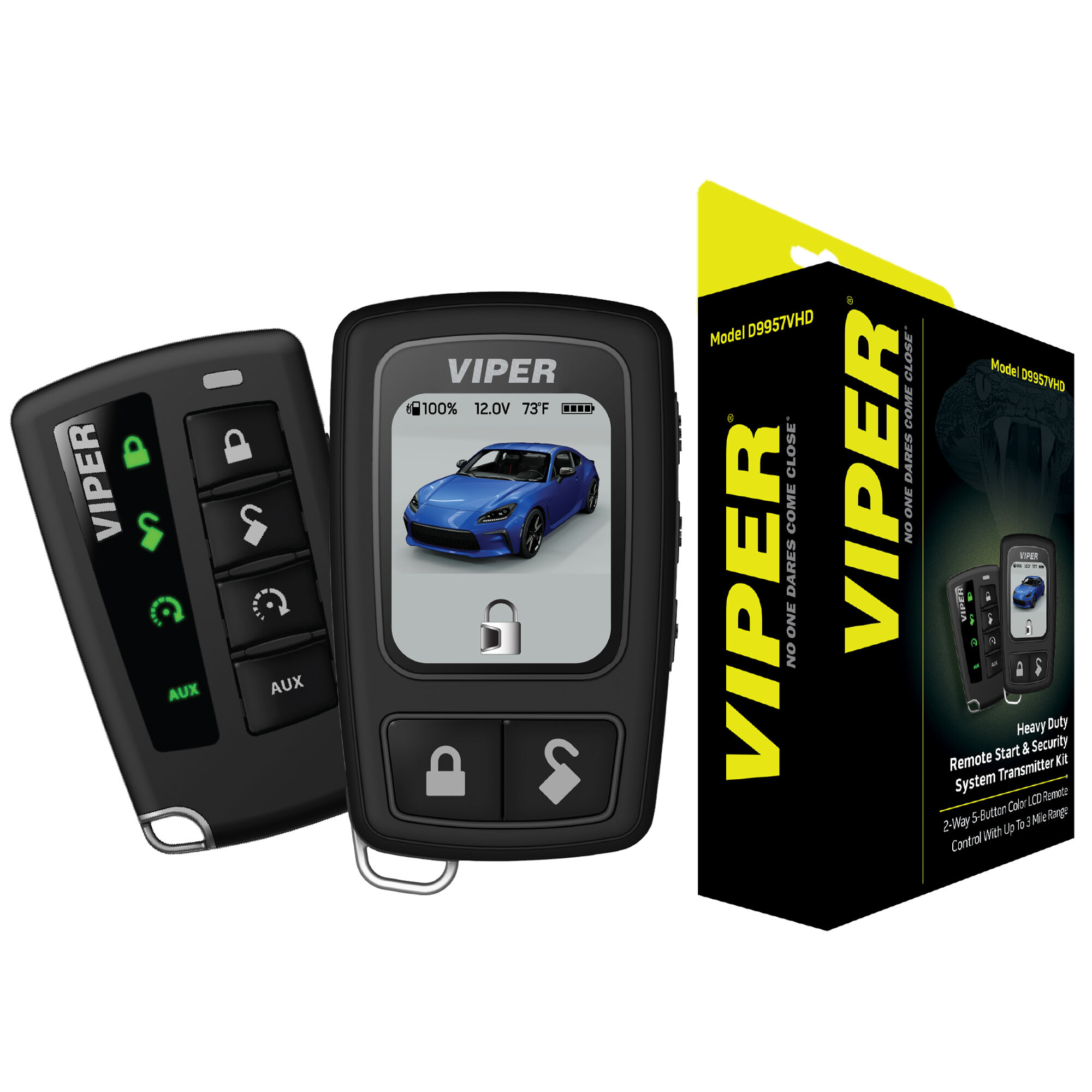 Viper DS4P Add-On 2-Way Color LCD RF Kit Long Range / Heavy Duty