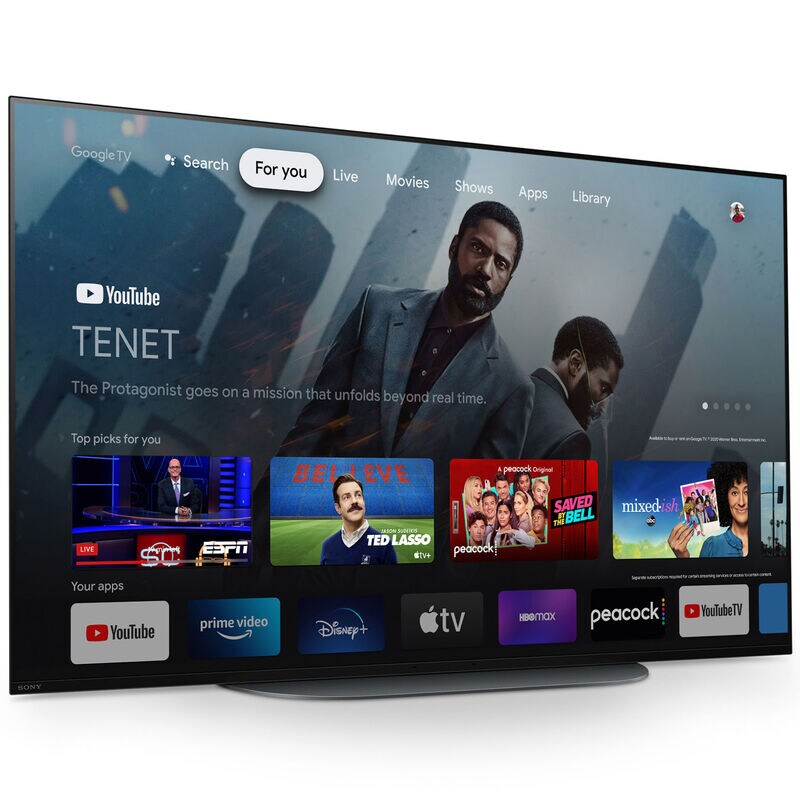 TV OLED 42  Sony Master Series BRAVIA XR 42A90K, 4KHDR120, TDT HD,  DVB-T2, HDMI 2.1 Perfecto para PS5, Smart TV (Google TV), Dolby Atmos,  Chromecast