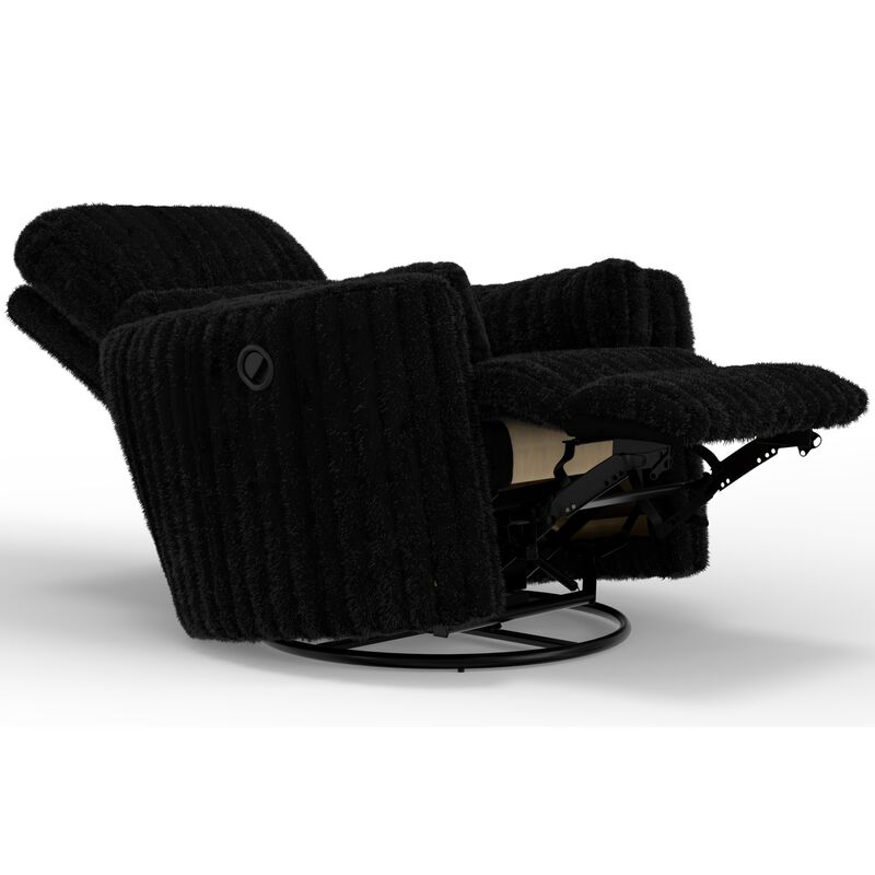 Catnapper Daydream Swivel Glider Recliner - Black, Black, hires