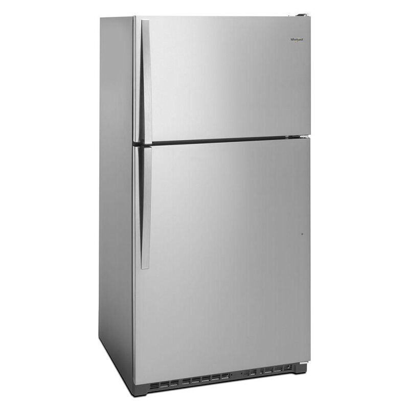 Whirlpool 33 in. 20.5 cu. ft. Top Freezer Refrigerator - Fingerprint Resistant Stainless Steel, , hires