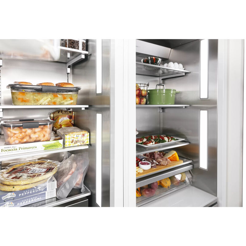 Thermador 24" 12.2 Cu. Ft. Built-In Upright Smart Freezer with Ice Maker, Adjustable Shelves & Digital Control - Custom Panel Ready, , hires