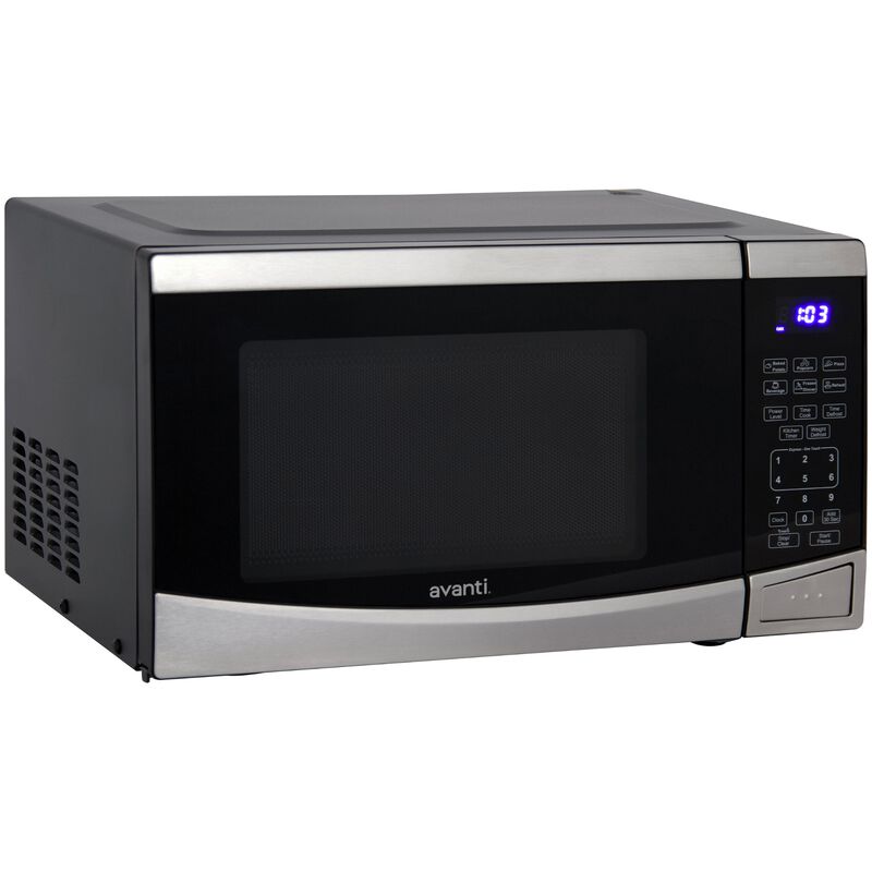 Avanti 19 in. 0.9 cu. ft. 900W Countertop Microwave - Stainless Steel, , hires