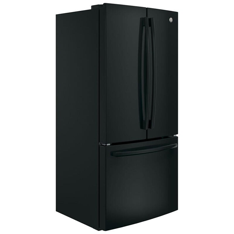 GE 33 in. 18.6 cu. ft. Counter Depth French Door Refrigerator with Internal Water Dispenser - Black, Black, hires