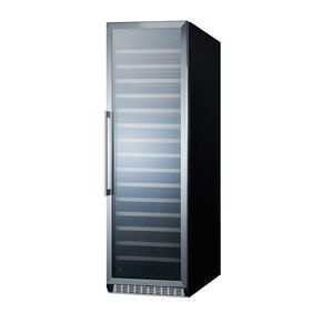 Summit 24 in. Wine Cooler with Wood Racks, Single Temperature Zone & 171 Bottle Capacity - Stainless Steel, , hires
