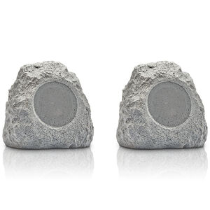 ION Glow Stone Rechargeable Wireless Outdoor LED Rock Speakers - Pair, , hires