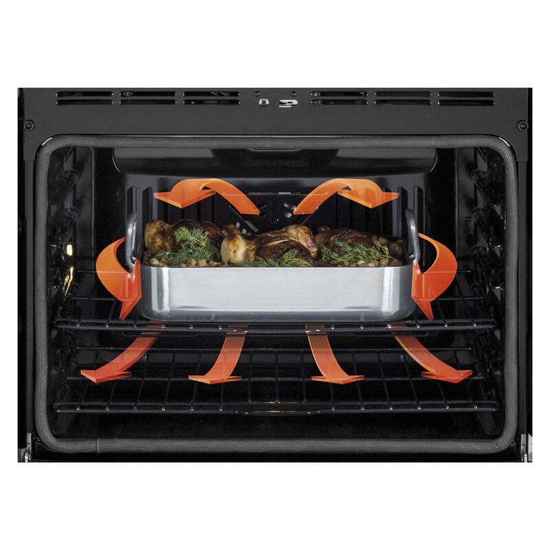 GE Profile 30 in. 6.7 cu. ft. Speed Electric Microwave/Wall Oven Combo with True European Convection & Sensor Cooking - Stainless Steel, , hires