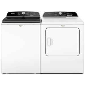 Whirlpool 29 in. 7.0 cu. ft. Gas Dryer with Wrinkle Shield Option, Steam Cycle & Sensor Dry - White, White, hires