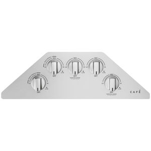 Cafe 36 in. Natural Gas Cooktop with 5 Sealed Burners - Stainless Steel, , hires