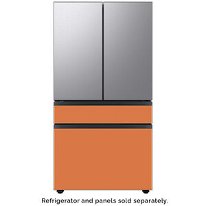 Samsung BESPOKE 4-Door French Door Top Panel for Refrigerators - Stainless Steel, , hires