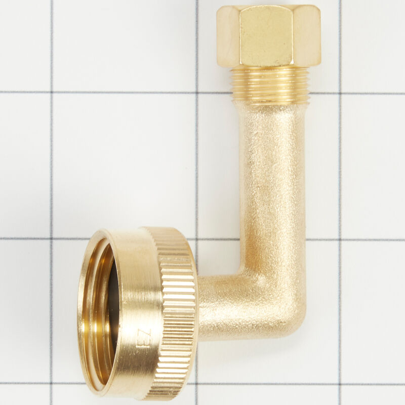 KitchenAid Dishwasher Water Inlet Fitting - Brass, , hires
