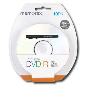 Memorex 10 Pack DVD-R, , hires