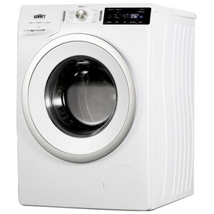 Summit 24 in. 2.3 cu. ft. Stackable Front Load Washer - White, , hires