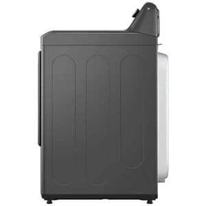 LG 27 in. 7.3 cu. ft. Electric Dryer with FlowSense Duct Clogging Indicator, LoDecibel Quiet Operation & Sensor Dry - Monochrome Gray, Monochrome Gray, hires