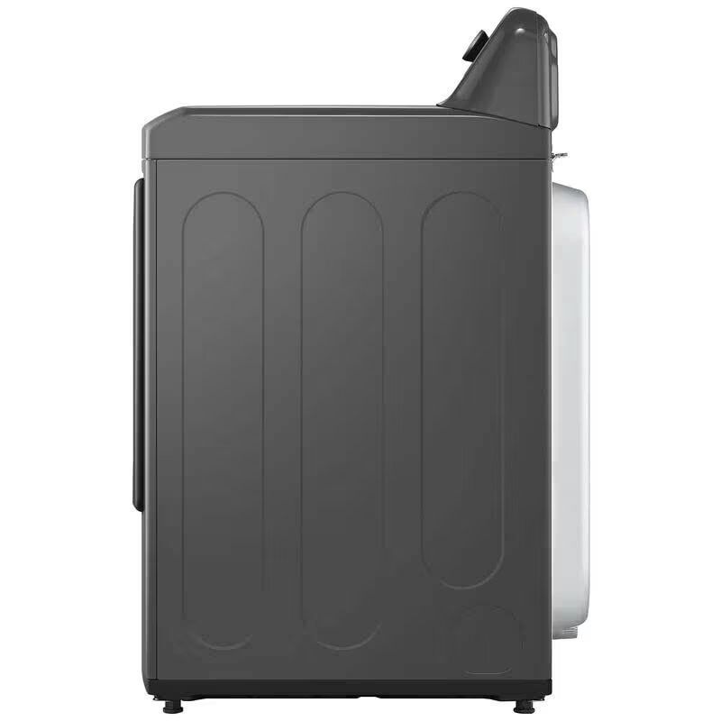 LG 27 in. 7.3 cu. ft. Electric Dryer with FlowSense Duct Clogging Indicator, LoDecibel Quiet Operation & Sensor Dry - Monochrome Gray, Monochrome Gray, hires